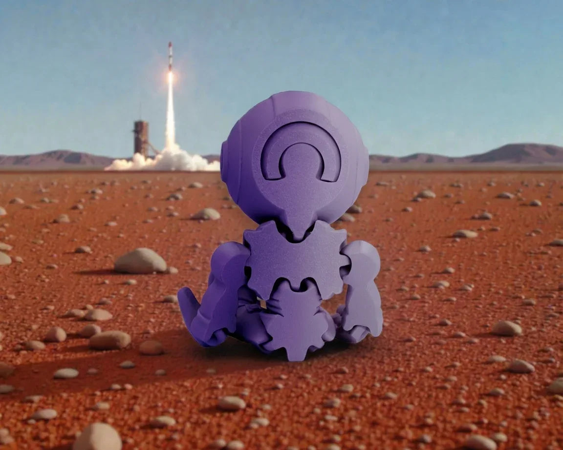 Astronaut Silk Midnight Purple - Back