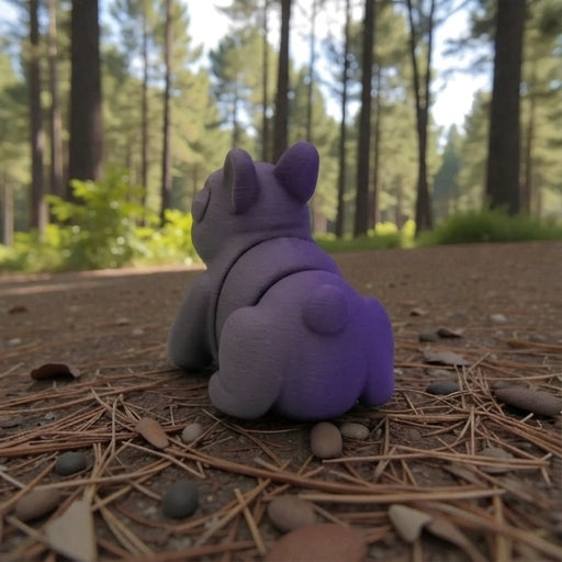 Baby Bunny Silk Midnight Purple - Back