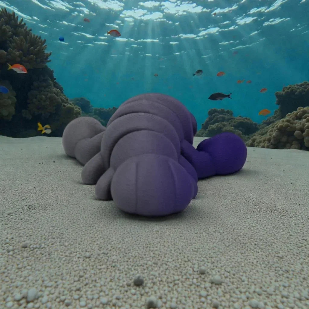 Baby Lobster Silk Midnight Purple - Back