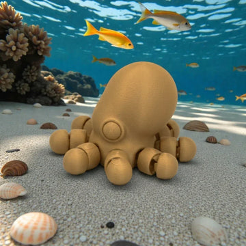 Baby Octopus Wood - Side