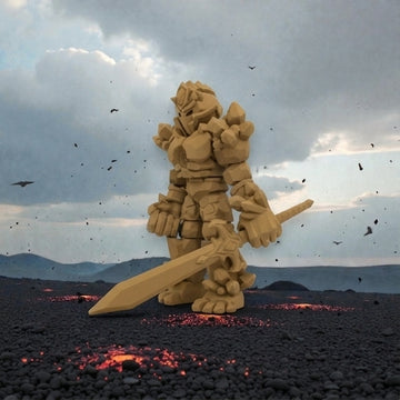 Crystal Warrior Wood - Side