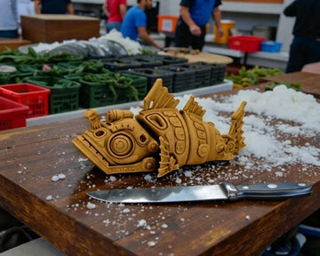 Cyber Fish Wood - Side