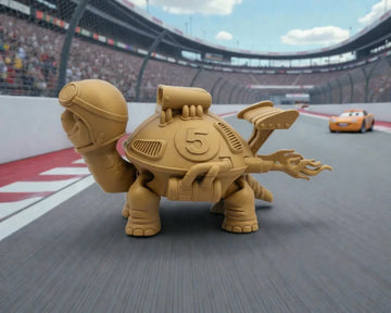 Racing Tortoise Wood - Side