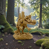 Skeleton Spinosaurus With Stand Wood - Front