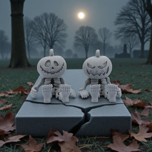 Mini Pumpkin Jack & Jill