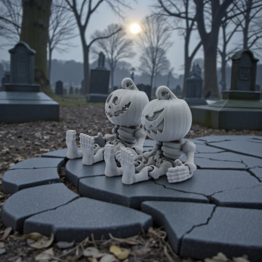 Mini Pumpkin Jack & Jill