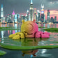 Alien Squid Spinner Silk Pink Yellow - Front