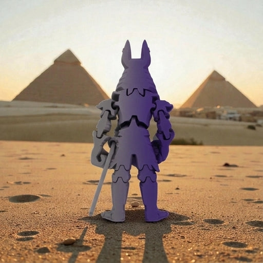 Anubis Silk Midnight Purple - Back