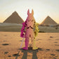 Anubis Silk Pink Yellow - Back