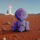 Astronaut Silk Midnight Purple - Back