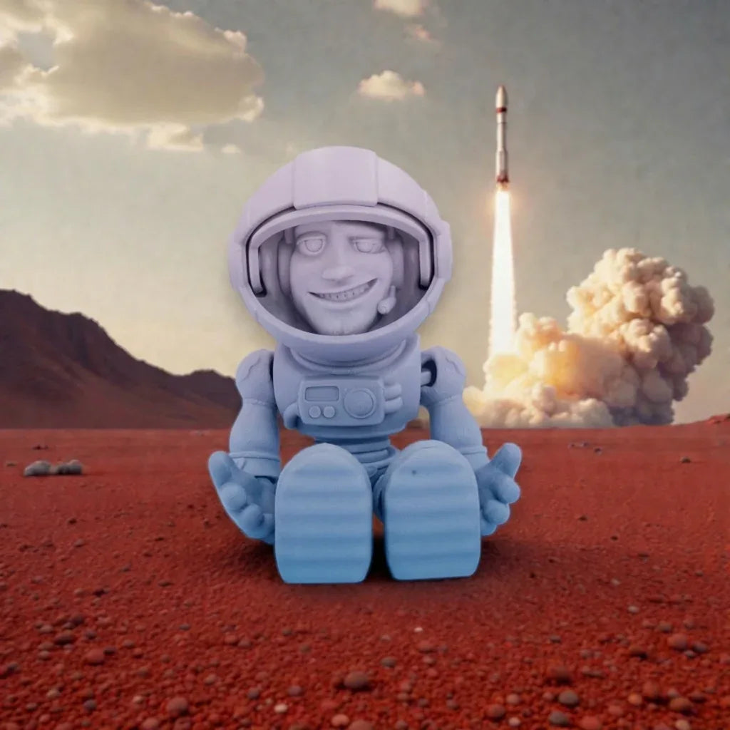 Astronaut Silk Rainbow - Front