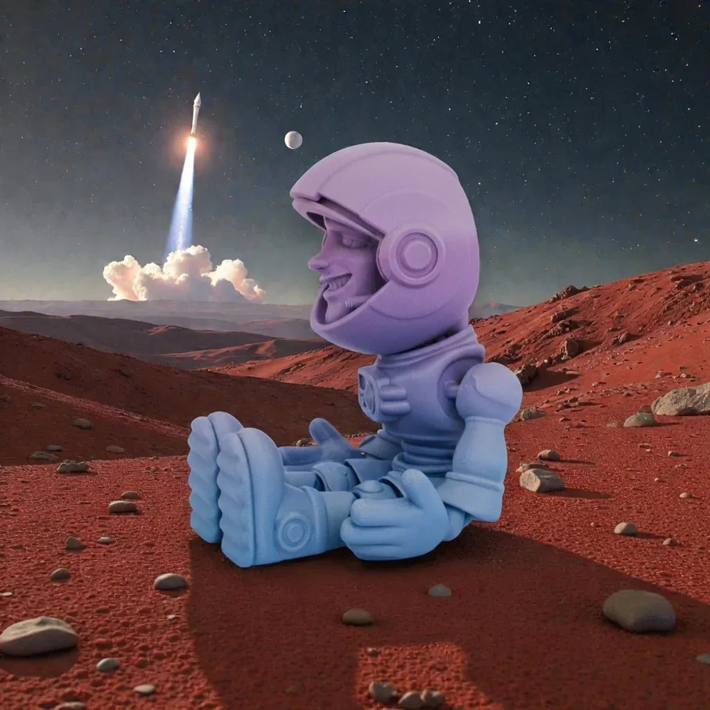 Astronaut Silk Rainbow - Side
