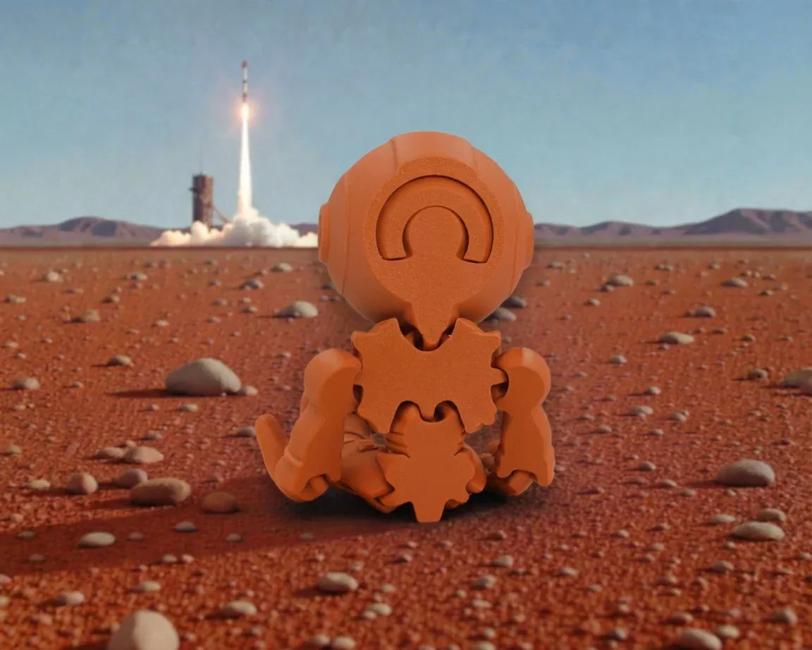 Astronaut Silk Red Copper - Back