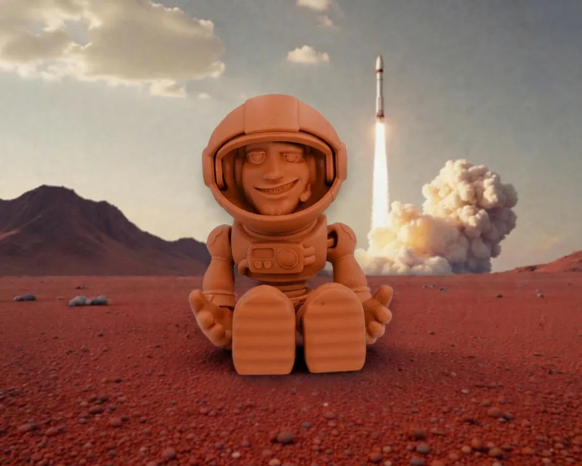 Astronaut Silk Red Copper - Front