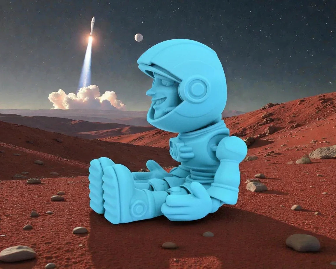 Astronaut Silk Sapphire Forest - Side