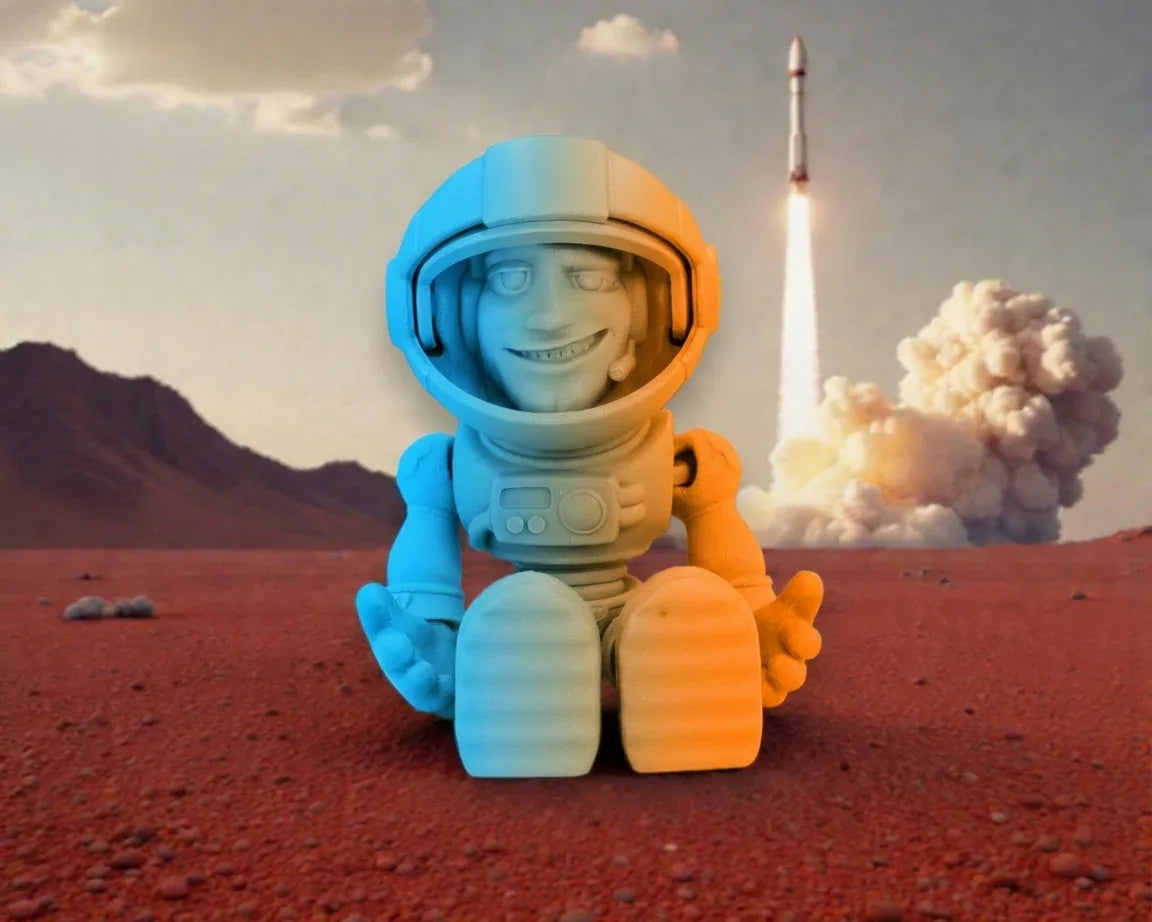 Astronaut Silk Tropical Sunset - Front