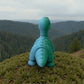 Baby Brontosaurus Skeleton Silk Sapphire Forest - Back