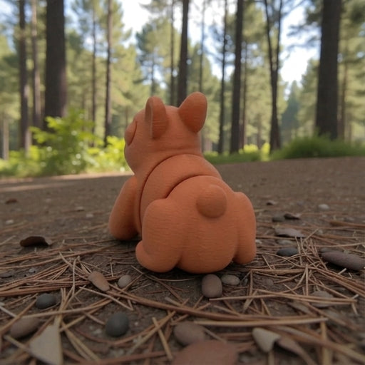 Baby Bunny Silk Red Copper - Back