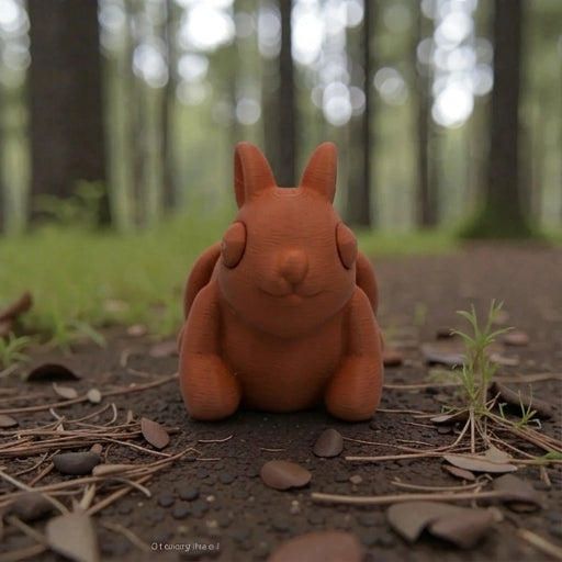 Baby Bunny Silk Red Copper - Front