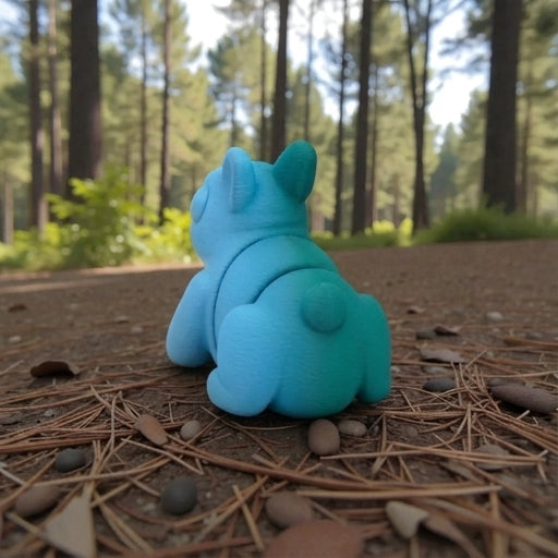 Baby Bunny Silk Sapphire Forest - Back
