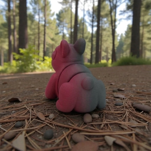 Baby Bunny Silk Smokey Wine - Back