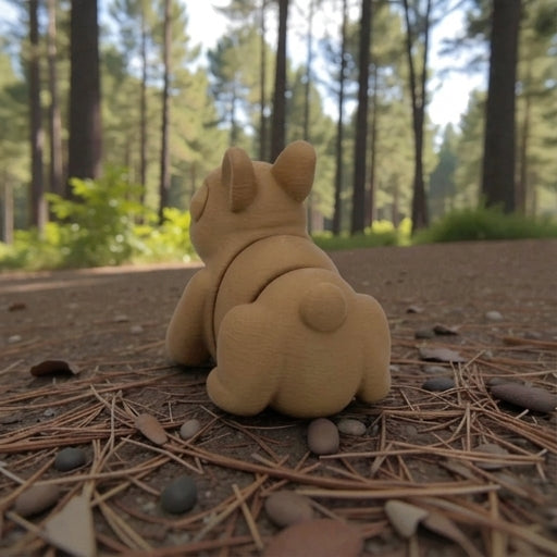 Baby Bunny Wood - Back