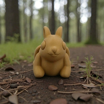 Baby Bunny Wood - Back