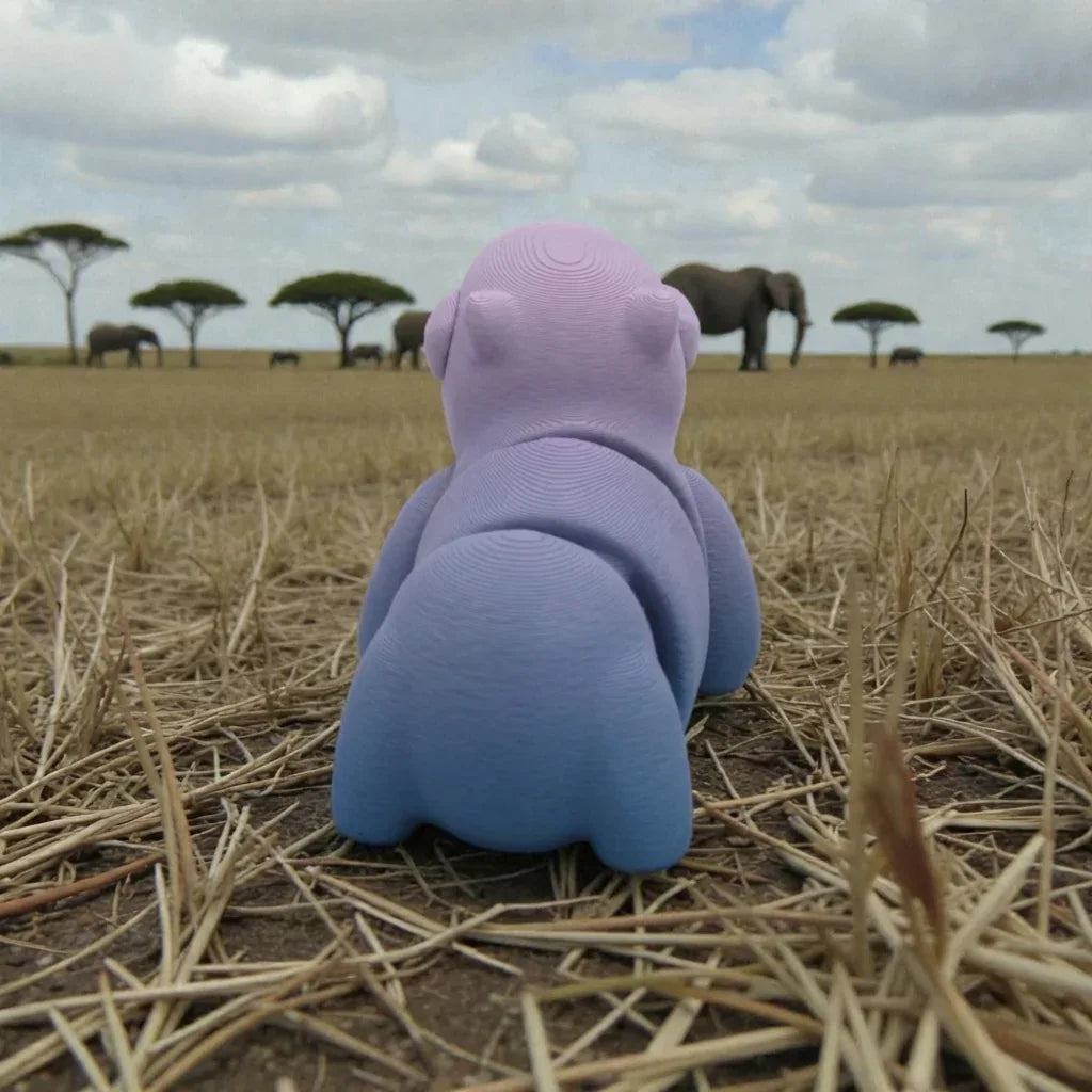 Baby Capybara Silk Rainbow - Back