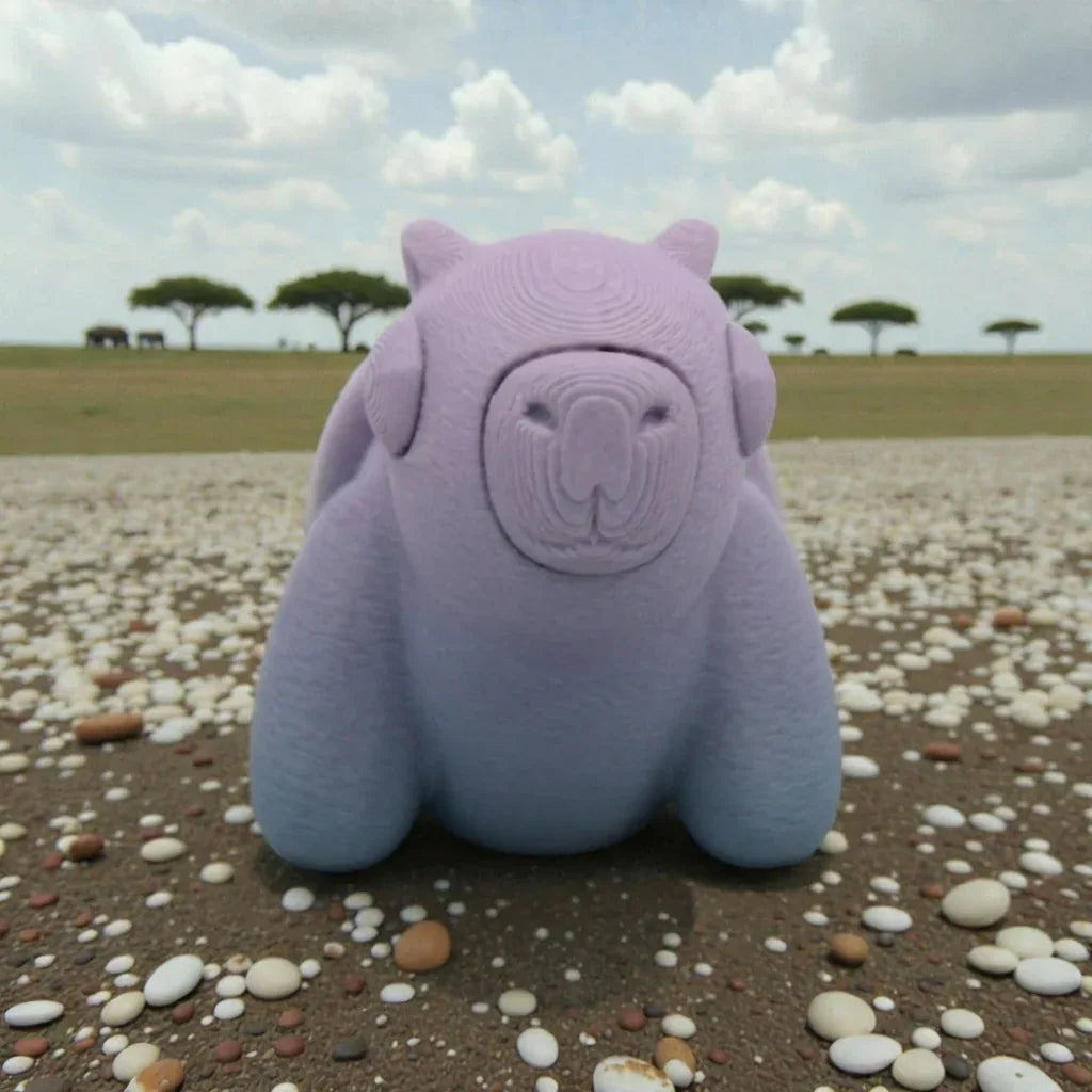 Baby Capybara Silk Rainbow - Front