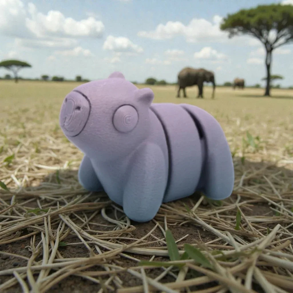 Baby Capybara Silk Rainbow - Side