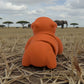Baby Capybara Silk Red Copper - Back