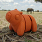 Baby Capybara Silk Red Copper - Side