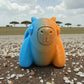 Baby Capybara Silk Tropical Sunset - Front