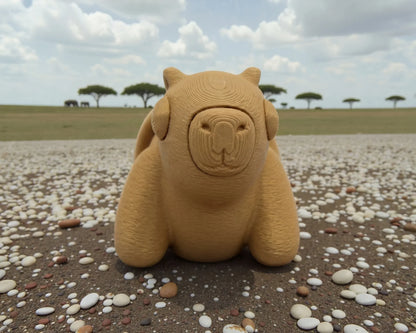 Baby Capybara Wood - Front
