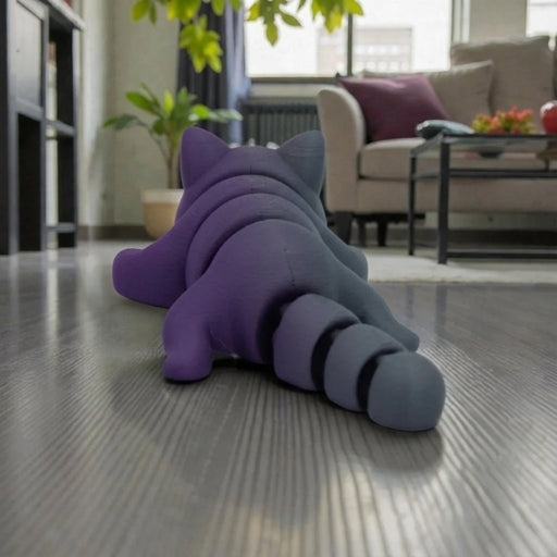 Baby Cat Silk Midnight Purple - Back