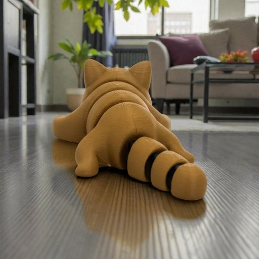 Baby Cat Wood - Back