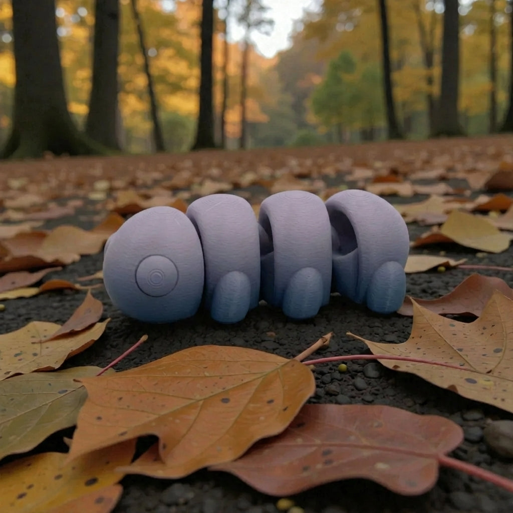 Baby Caterpillar Silk Rainbow - Side