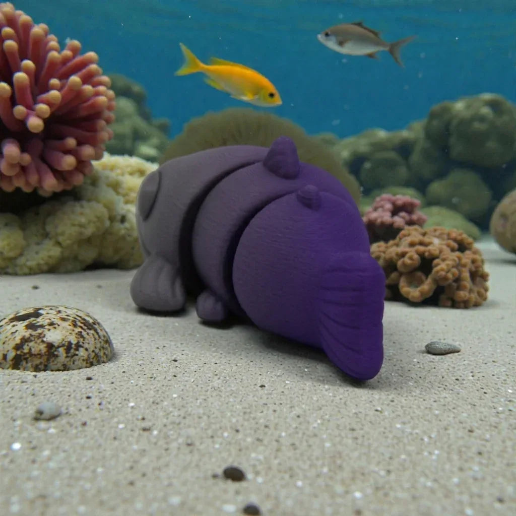 Baby Catfish Silk Midnight Purple - Back
