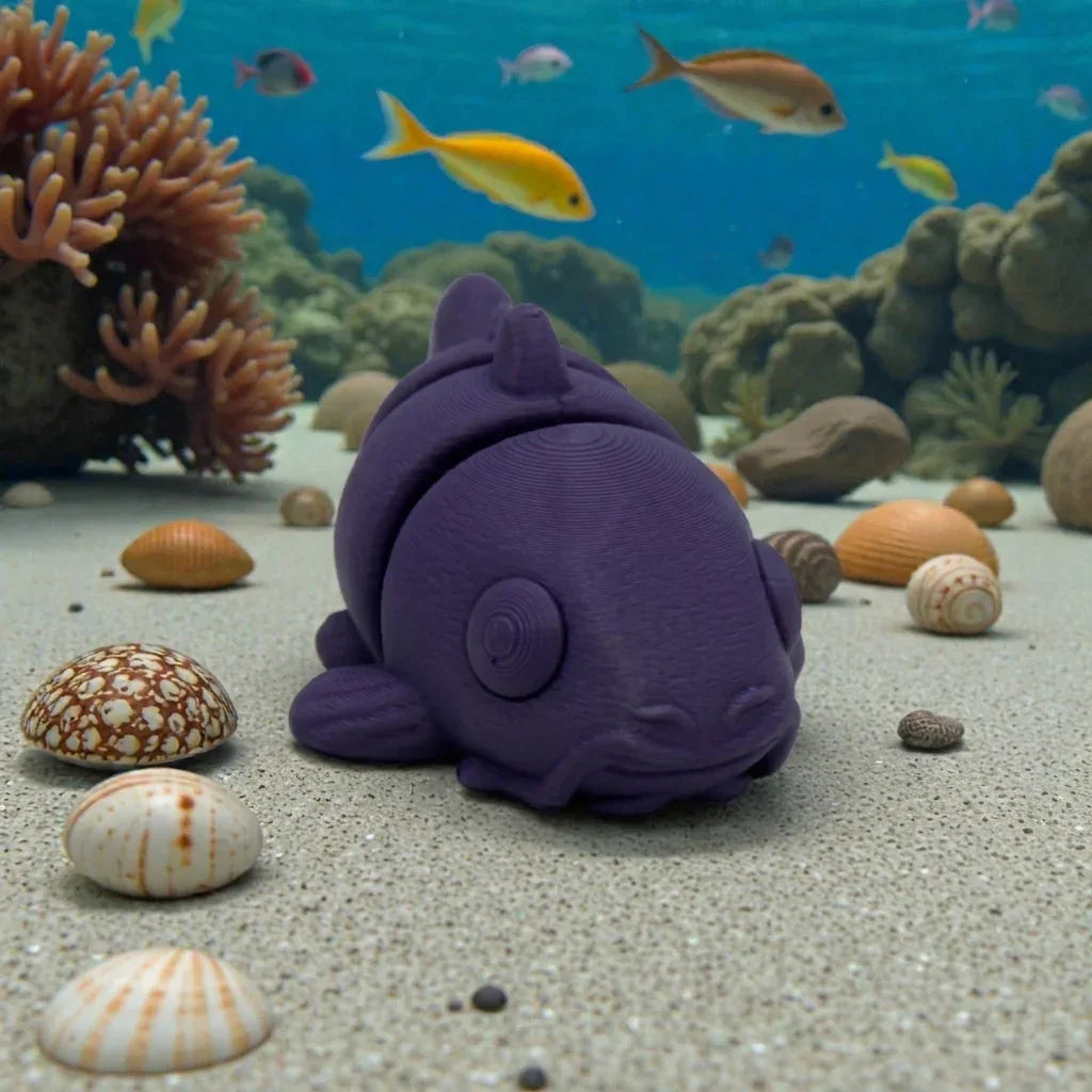 Baby Catfish Silk Midnight Purple - Front