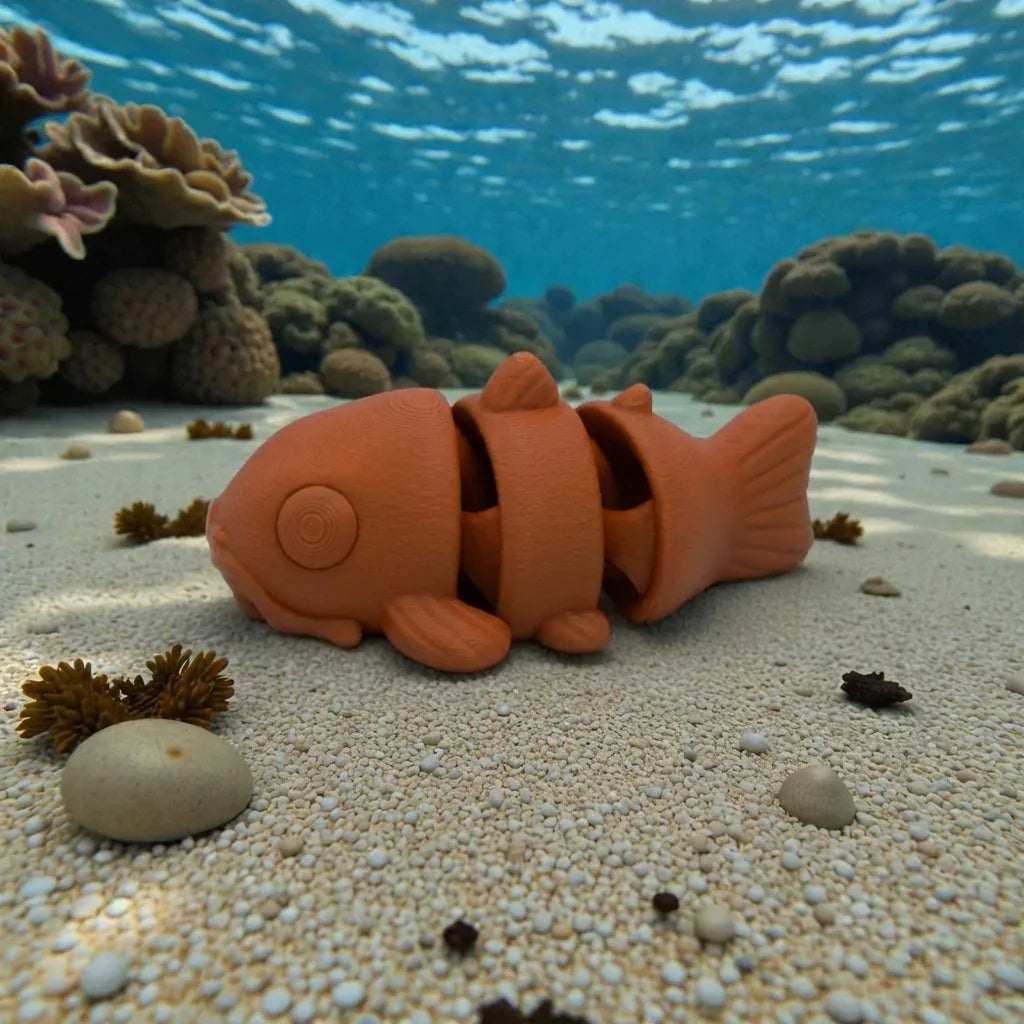 Baby Catfish Silk Red Copper - Side