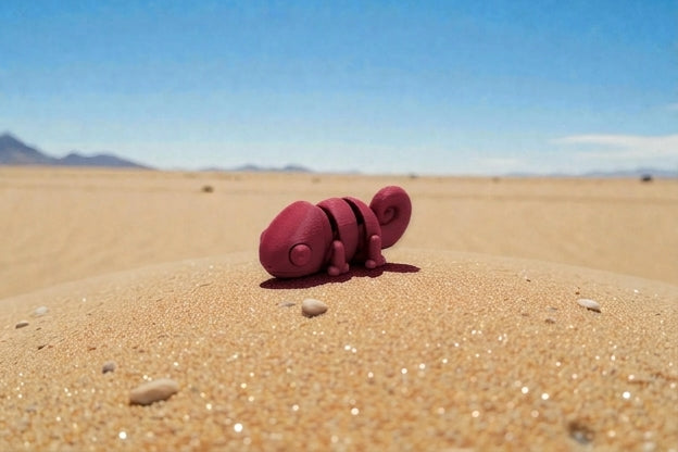 Baby Chameleon Silk Smokey Wine - Side