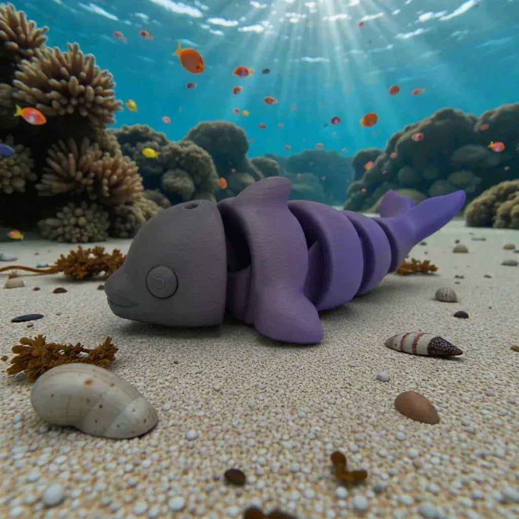 Baby Dolphin Silk Midnight Purple - Back