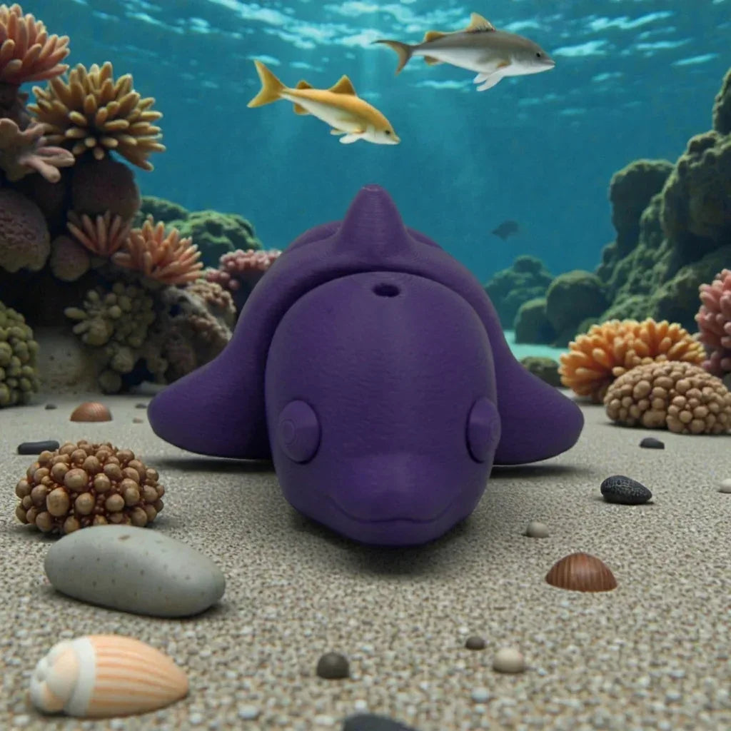 Baby Dolphin Silk Midnight Purple - Front