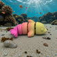 Baby Dolphin Silk Pink Yellow - Back