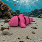 Baby Dolphin Silk Pink Yellow - Side
