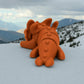 Baby Dragon 1 Silk Red Copper - Back