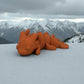 Baby Dragon 1 Silk Red Copper - Side