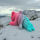 Baby Dragon 2 Silk Teal Orange Red - Back