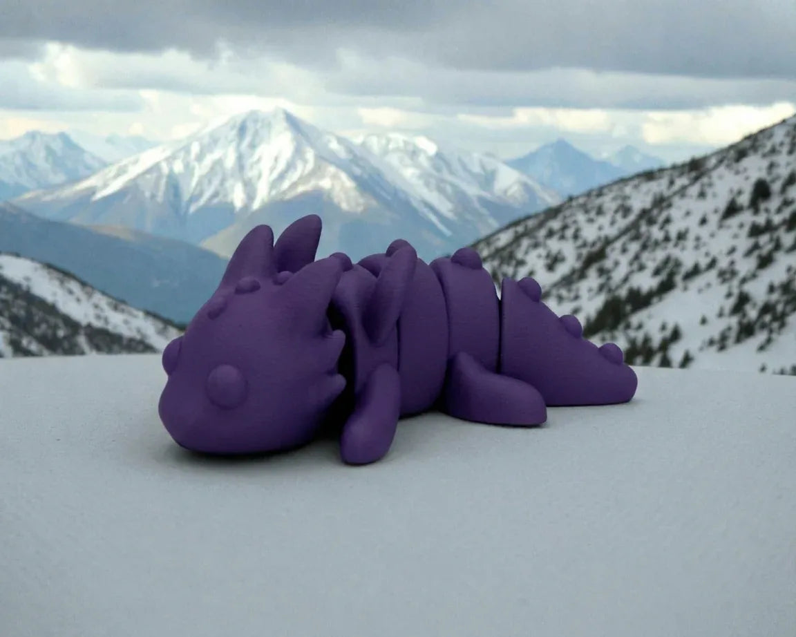 Baby Dragon 4 Silk Midnight Purple - Side