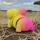 Baby Elephant Silk Pink Yellow - Back